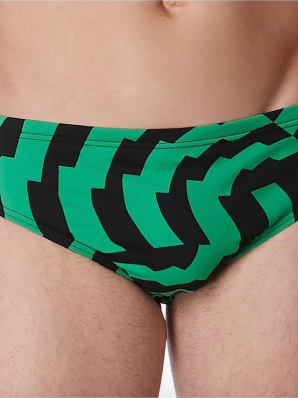 Vortex Maze Green and Black Speedo